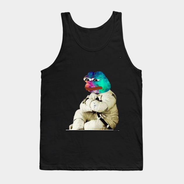 Galaxy Pepe Hoodie Tank Top by pepestore